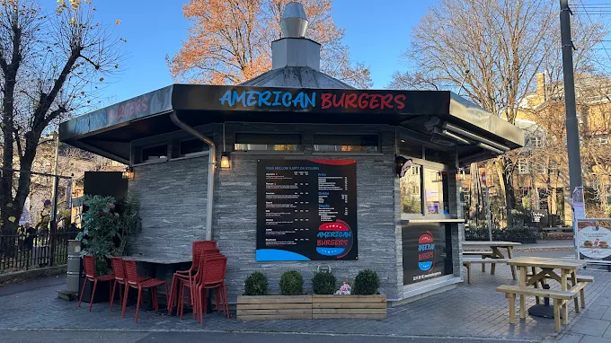 American Burgers kiosk front in Oslo